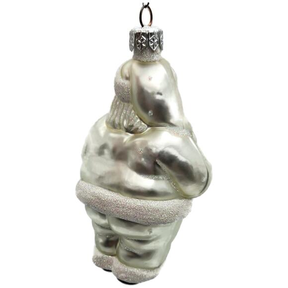 Patricia Breen Ho Ho Ho Santa Claus Pearl Glittered Dots Christmas Tree Ornament - Picture 4 of 12